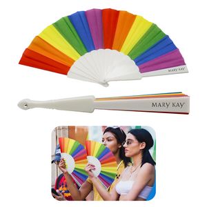 Rainbow Accordion Fan