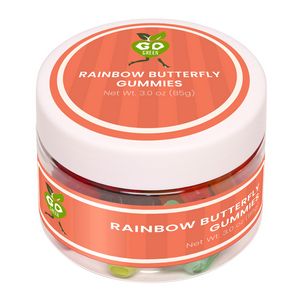 Rainbow Butterfly Gummies: Small Jar