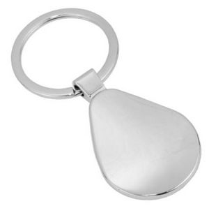 "Raindrop" Economy Laser Engraved Metal Keyholder