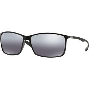 Ray-BanÂ® Polarized Liteforce Sunglasses - Black/Silver Mirror