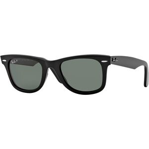 Ray-BanÂ® Polarized Wayfarer Sunglasses - Black/Green
