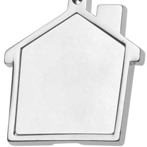 Realtor House Shaped Metal Keychains