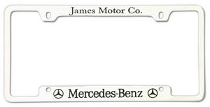 Recessed Metal License Frame