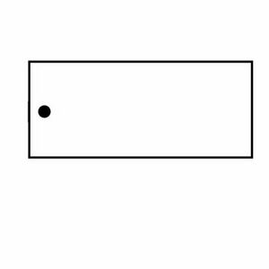 Rectangle 1 Key Tag - Spot Color