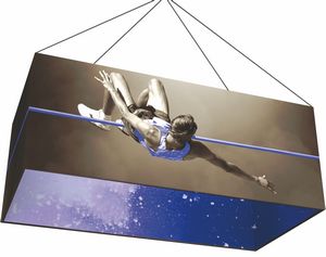 Rectangle 8' x 4' Hanging Structure & Double Sided Graphic