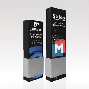 Rectangular Ebony Award 7" Alpha