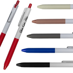 Recycled 2-Tones Pen with Long Soft Grip