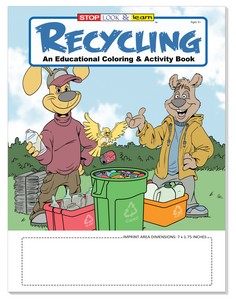 Recycling Coloring Book Fun Pack Set
