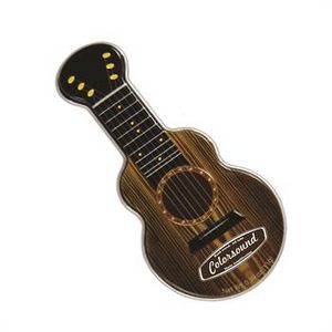 Red Acoustic Guitar Shaped Mint Tin