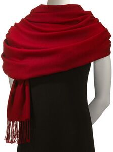 Red Acrylic Pashmina