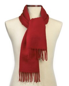 Red Acrylic Scarf