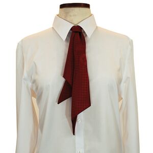 Red Beckett Tone-on-Tone Ladies Ascot
