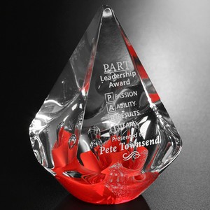 Red Quatro Pyramid 5"