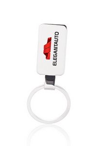 Reflection Flat Metal Keychains