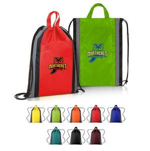Reflective Drawstring Safety Backpack