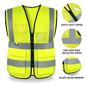 Reflective Mesh Breathable Adult Safety Vest