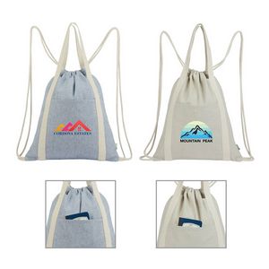Renew II 9 oz. Recycled Cotton Drawstring Bag