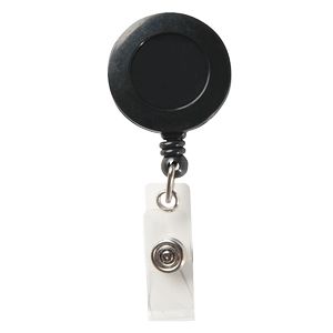 Round Badge Reel w/Alligator Clip