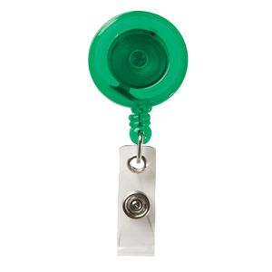 Round Badge Reel w/Alligator Clip