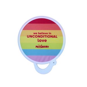 Round Foldable Nylon Flying Disc Hand Fan