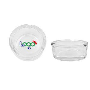 Round Glass Ash Tray