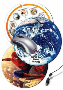 Round Mouse Pad (8" Diameter x 1/4" Thickness)