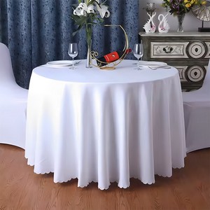 Round Polyester Tablecloth