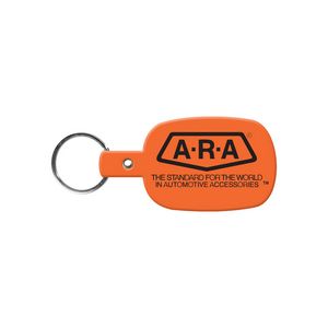 Round Rectangle Flexible Key Tag