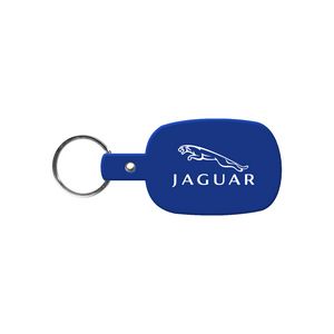 Round Rectangle Flexible Key Tag