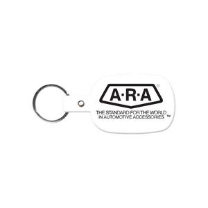 Round Rectangle Flexible Key Tag