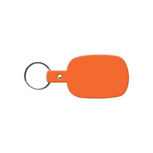 Round Rectangle Flexible Key Tag
