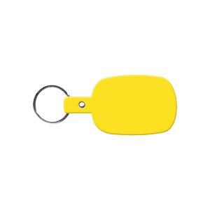 Round Rectangle Flexible Key Tag