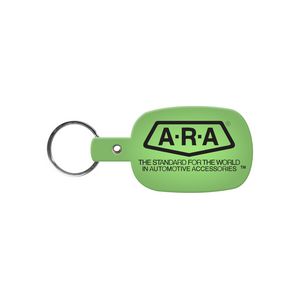 Round Rectangle Flexible Key Tag