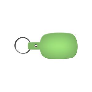 Round Rectangle Flexible Key Tag