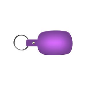 Round Rectangle Flexible Key Tag
