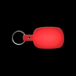 Round Rectangle Flexible Key Tag