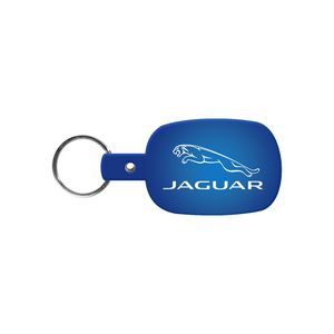 Round Rectangle Flexible Key Tag