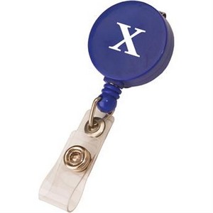 Round Retractable Badge Holder