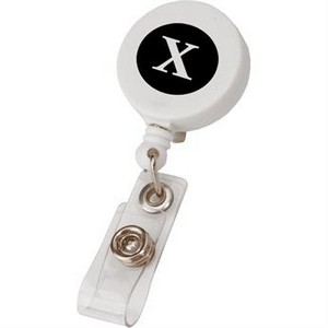 Round Retractable Badge Holder