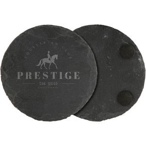Round Slate Coaster