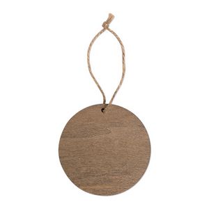 Round Wooden Ornaments