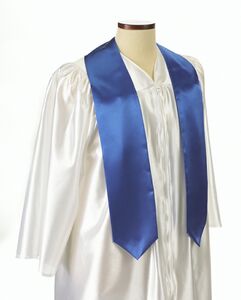 Royal Blue 72" Graduation Stole