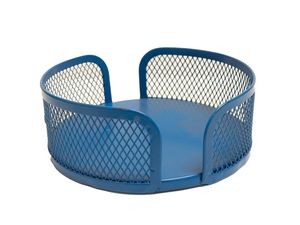 Royal Blue Mesh Metal Coaster Holder
