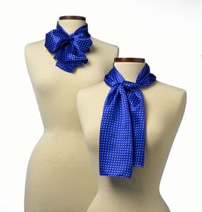 Royal Blue Newport Polyester Scarf - 8"x45"