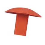Rubber Ground Anchor Plug; Orange