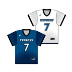 SAMPLE Lacrosse Single Ply Reversible Short Sleeve Jersey; Fusion Mesh; Adult; M