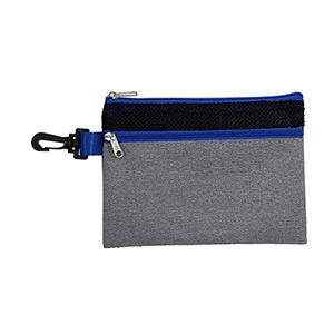 "SANTORINI" 5" x 7" Mesh Zipper Pouch
