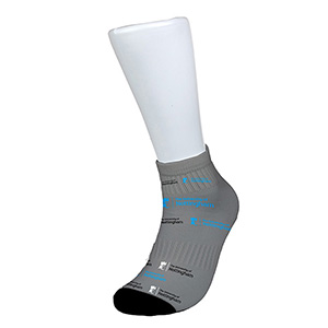 "SPORTY" Color Sublimation Low-Cut Ankle Crew Socks in Men's & Women's Size (SOCK12-M / SOCK12-W)