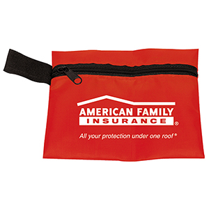 "Safety Zip" 10 Piece Hand Sanitizer First Aid Kit in Zipper Pouch