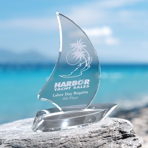 Sailboat Award 8"
